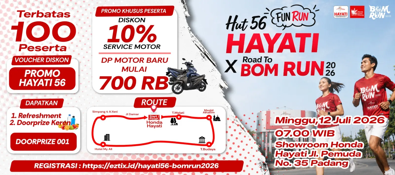 Fun Run HUT Hayati ke-56
