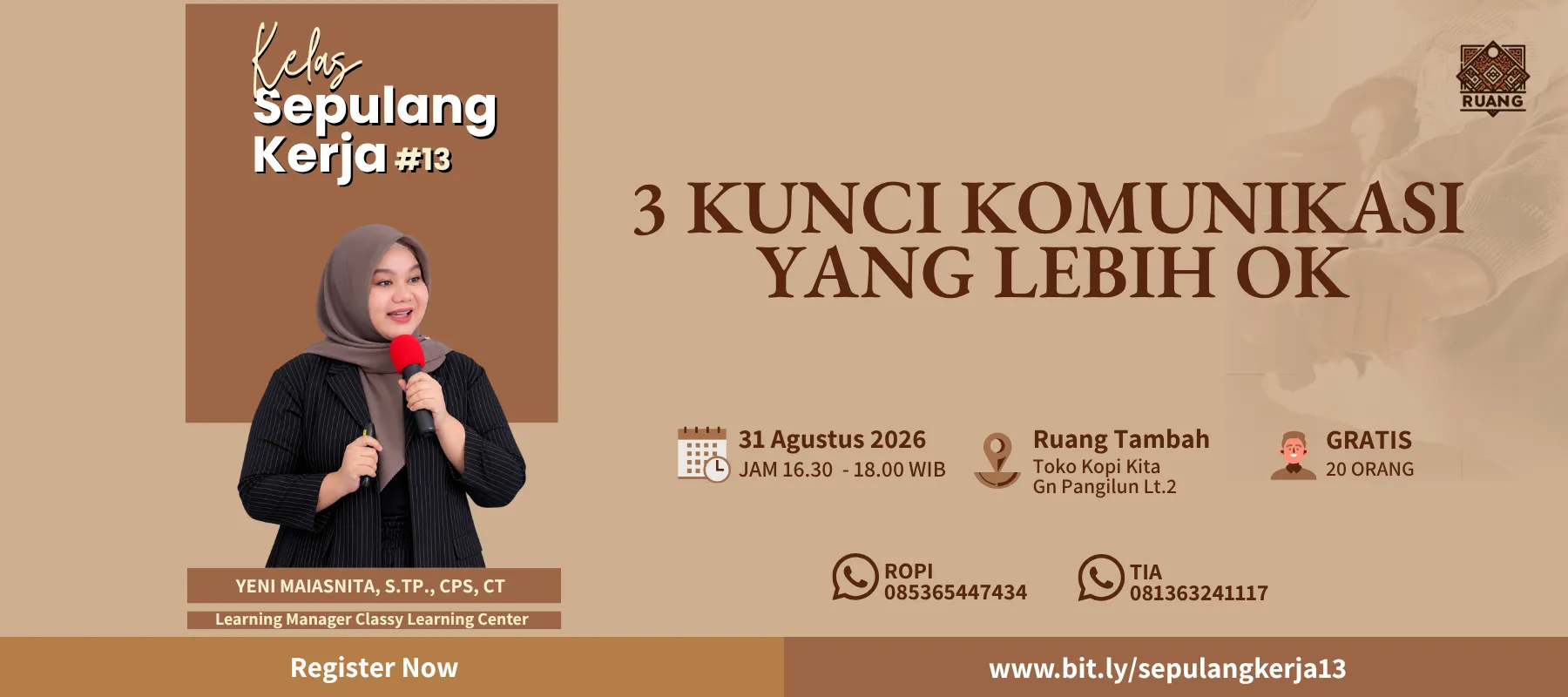 Kelas Sepulang Kerja #13